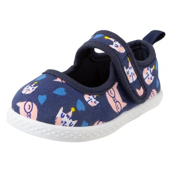 Zapatos Miya con diseño de gatitos para niña pequeña