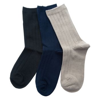 Paquete de 3 pares de medias para niño