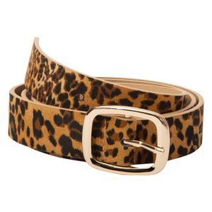 Cinturón con diseño de leopardo para mujer
