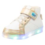 Zapatos-tipo-botin-Sneaker-con-luces-para-niña-pequeña