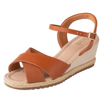 Sandalias con taco tipo cuña para mujer