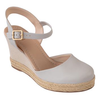Sandalias con taco tipo cuña para mujer