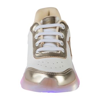 Zapatos casuales tipo sneakers con luces para niña