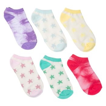 Paquete de 6 pares de medias para niña
