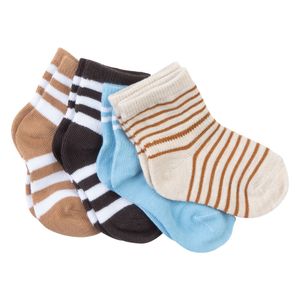 Paquete de 4 pares de medias para niño pequeño
