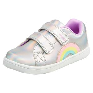 Zapatos casuales con diseño de arcoiris para niña pequeña