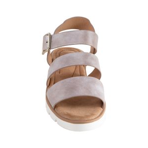 Sandalias Calle con taco tipo cuña para mujer