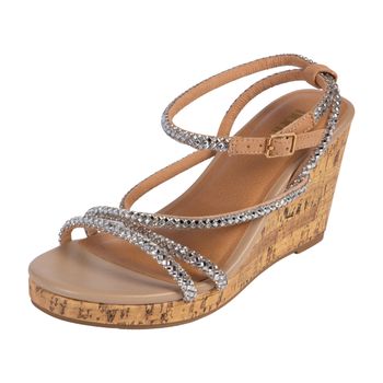Sandalias Delaney con taco tipo cuña para mujer