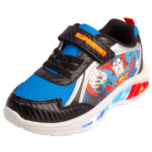 Zapatos deportivos con diseño de Superman para niño pequeño