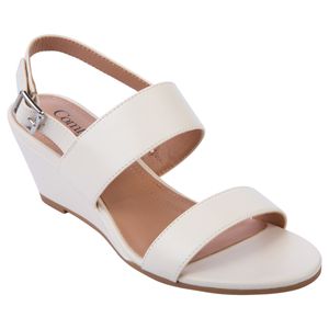 Sandalias Petunia con taco tipo cuña para mujer