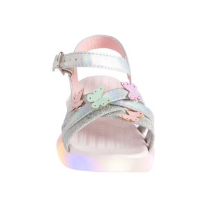 Sandalias con luces para niña pequeña