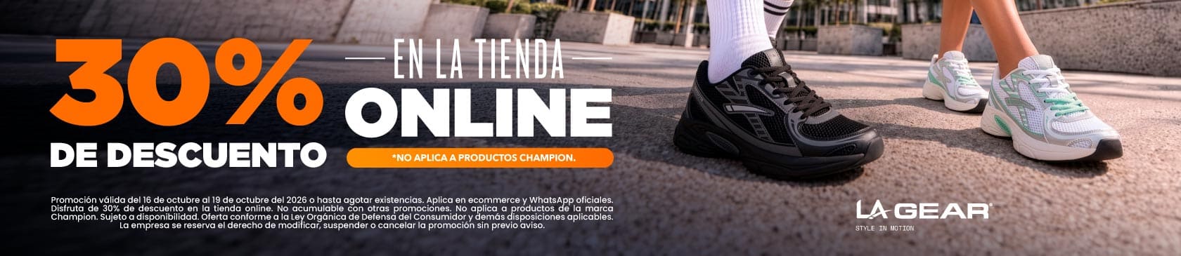 30% en toda la tienda