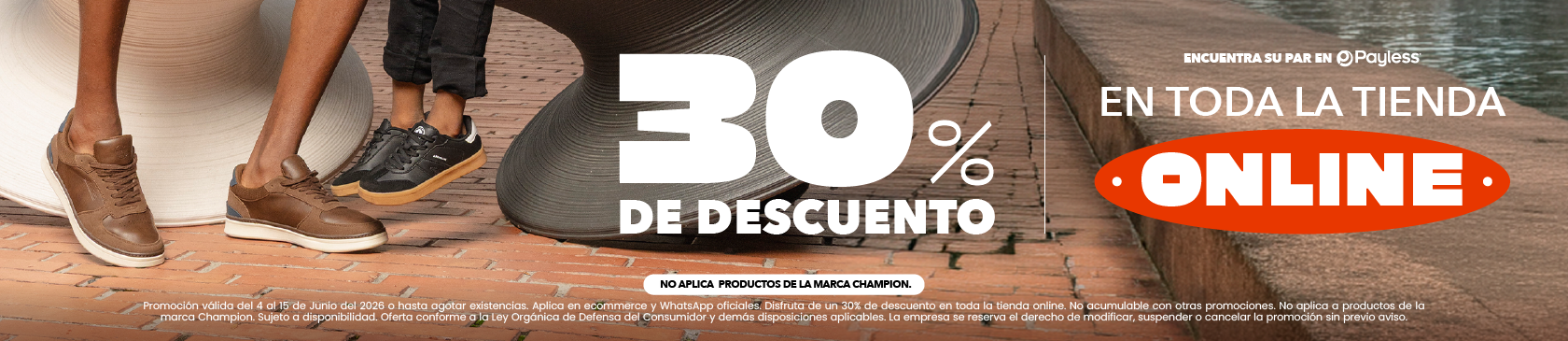 30% en toda la tienda