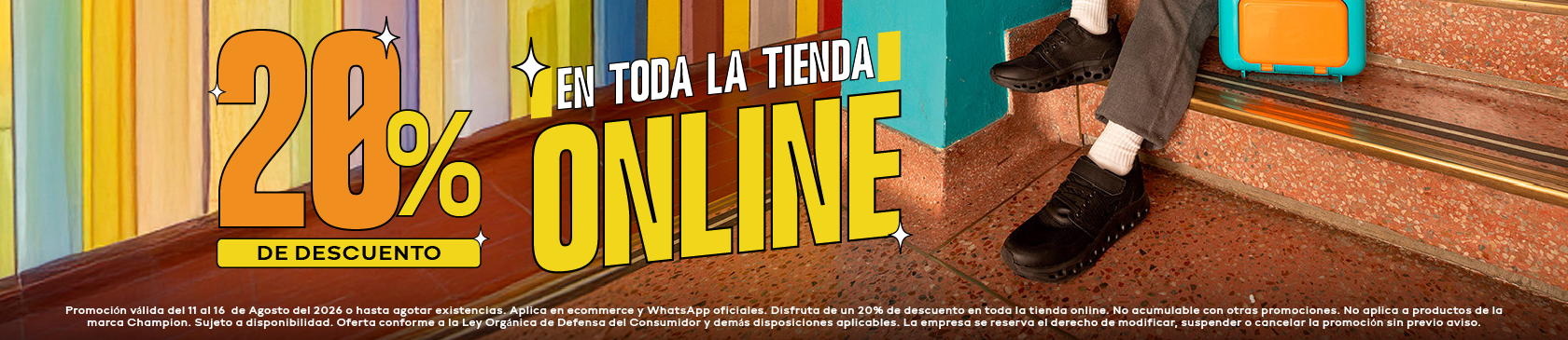 20% EN TODA LA TIENDA