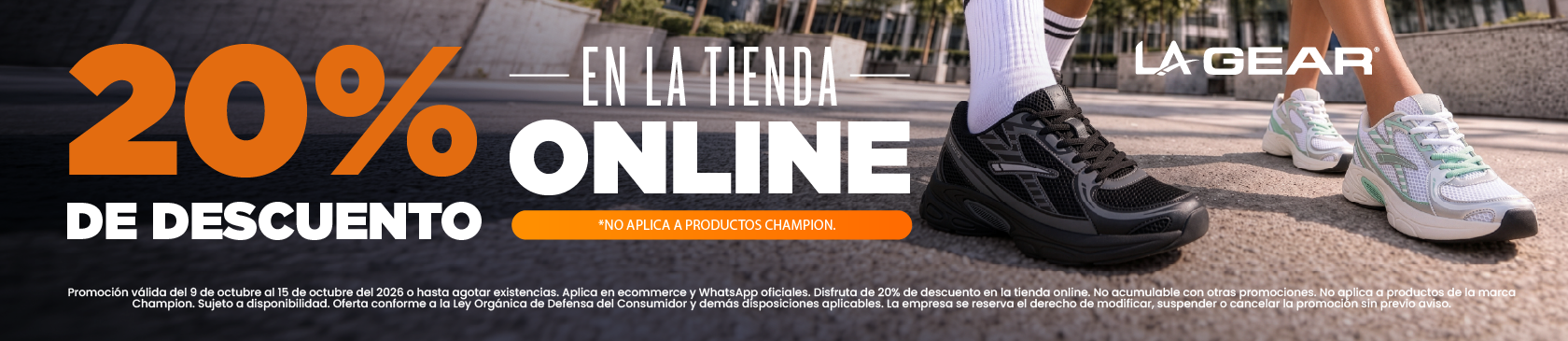 20% EN TODA LA TIENDA