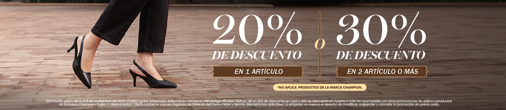20% EN TODA LA TIENDA